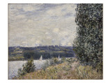 La Seine à la Bouille, coup de vent (1894) Lámina giclée por Alfred Sisley