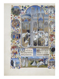 Les Très Riches Heures du duc de Berry reproduction procédé giclée