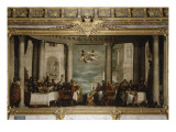 Le Repas chez Simon le Pharisien Reproduction procédé giclée par Paolo Véronèse