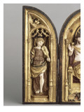 Triptyque de la Trinité, provenant de la clôture d'Augerolles. reproduction procédé giclée