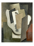 Le masque, étude pour "le Prestidigitateur" reproduction procédé giclée par Roger de La Fresnaye