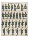 Tirailleurss russes de la famille impériale Lámina giclée Tirailleurss russes de la famille impériale Lámina giclée