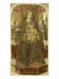 La Vierge et l'Enfant trônant entre deux anges Giclée-tryk af Vittore Crivelli La Vierge et l'Enfant trônant entre deux anges Giclée-tryk af Vittore Crivelli