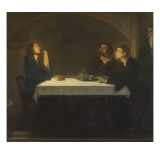Les pèlerins d'Emmaüs reproduction procédé giclée par Henry Ossawa Tanner