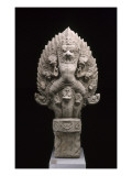 Extrémité de balustrade à garuda et naga Lámina giclée Extrémité de balustrade à garuda et naga Lámina giclée