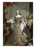 La reine de France Marie Leczinska (1703-1768) Lámina giclée por Louis Tocque La reine de France Marie Leczinska (1703-1768) Lámina giclée por Louis Tocque