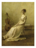 La Musicienne Lámina giclée por Thomas Wilmer Dewing