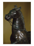 Trésor de Neuvy en Sullias. Cheval dédié au Dieu Rudiobus. Reproduction procédé giclée