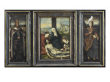 Triptych of the Lamentation over the Body of Christ Giclee Print