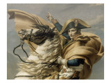 Le Premier Consul franchissant les Alpes au col du Grand Saint-Bernard reproduction procédé giclée par Jacques Louis David