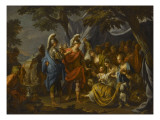 La famille de Darius aux pieds d'Alexandre Giclee Print by Francesco Trevisani