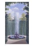 Le labyrinthe de Versailles d'après S. Leclerc Giclee-trykk av Jacques Bailly Le labyrinthe de Versailles d'après S. Leclerc Giclee-trykk av Jacques Bailly