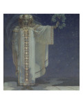 La Prophétesse Libuse, reine de Bohême de 700 à 738 environ reproduction procédé giclée par Vitezlav Karel Masek