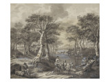 The Forest (Copy of Painting in the Museum of Douai) Giclee Print