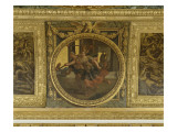 La Fureur et la Guerre voussure nord (Antichambre du Grand couvert de la reine) Lámina giclée por Antoine Paillet