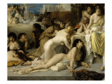 Le dernier jour de Corinthe (146 avant J.C.) Giclee Print by Tony Robert-fleury