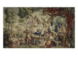La Galerie de Saint-Cloud. Le printemps ou le mariage de Flore et de Zéphyr Reproduction procédé giclée par Pierre Mignard