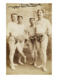Troop Manetti (Acrobats Knock Out in Force) (Italian) Giclee Print