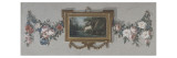 Top-To-Door with a Trompe L'Oeil Landscape and Deer Giclee Print
