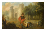 Roland délivre de Torque la belle Olympe Giclee-trykk av Nicolas Guy Brenet Roland délivre de Torque la belle Olympe Giclee-trykk av Nicolas Guy Brenet