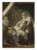 La famille malheureuse Giclee Print by Octave Tassaert