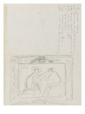 Deux personnages assis reproduction procédé giclée par Thomas Couture