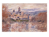Le village de Vétheuil reproduction procédé giclée par Claude Monet