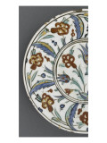 Tondino au marli fleuri reproduction procédé giclée