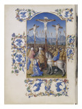 Les Très Riches Heures du duc de Berry reproduction procédé giclée