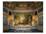 Théâtre de la reine Marie-Antoinette au Petit Trianon reproduction procédé giclée par Richard Mique