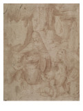 La Vierge aux rochers reproduction procédé giclée par Leonardo da Vinci 