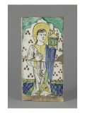 Tile Coating: the Visitation, St. Donor with a Censer Giclee Print