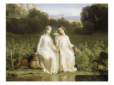 Le Poème de l'âme. Virginitas reproduction procédé giclée par Louis Janmot