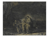 Le retour de la sainte famille reproduction procédé giclée par Joseph Parrocel