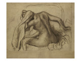 La toilette reproduction procédé giclée par Edgar Degas