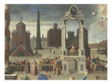La sibylle de Tibur Lámina giclée por Antoine Caron