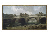 The Demolition of Houses in the Pont Notre-Dame, 1786 Giclee Print by Hubert Robert