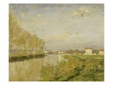 La Seine à Argenteuil Lámina giclée por Claude Monet