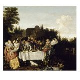 Le festin champêtre Lámina giclée por Dirck Hals