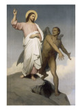 La tentation du Christ Lámina giclée por Ary Scheffer La tentation du Christ Lámina giclée por Ary Scheffer