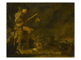 La soif de l'or reproduction procédé giclée par Cornelis Saftleven