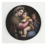 La Vierge à la chaise Giclée-tryk af Raffaello Sanzio La Vierge à la chaise Giclée-tryk af Raffaello Sanzio
