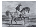 Le Nègre à cheval reproduction procédé giclée par Eugene Delacroix