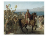 Le dernier jour de Corinthe (146 avant J.C.) Giclee Print by Tony Robert-fleury
