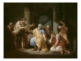 La mort de Socrate Lámina giclée por François Louis Joseph Watteau La mort de Socrate Lámina giclée por François Louis Joseph Watteau