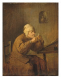 Le tailleur de Plume reproduction procédé giclée par Adriaen Brouwer