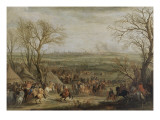Le Siège de Cambrai par Louis XIV reproduction procédé giclée par der Meulen Adam Frans Van
