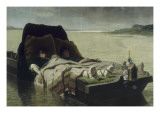Les énervés de Jumièges reproduction procédé giclée par Evariste Vital Luminais