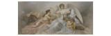 Deux Muses : la Poésie et la Musique Giclée-Druck von Charles Voillemot