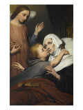 L'Enfant charitable reproduction procédé giclée par Ary Scheffer